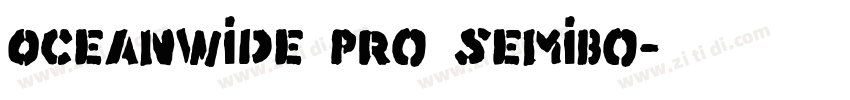 Oceanwide Pro Semibo字体转换